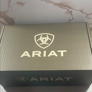 Ariat Olive Green Shoe Box with White Logo